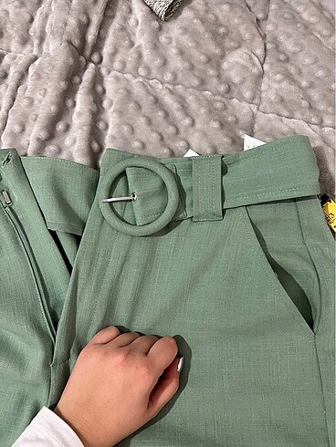 xl Beden yeşil Renk stradivarius yeşil turkuaz pantolon