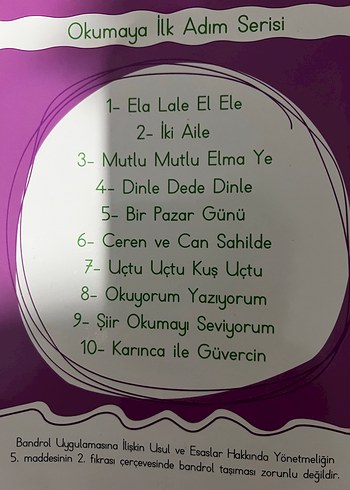 1.sınıflar için hikaye seti Çocuklar için Eğitici Kitap Seti - Görsel 2