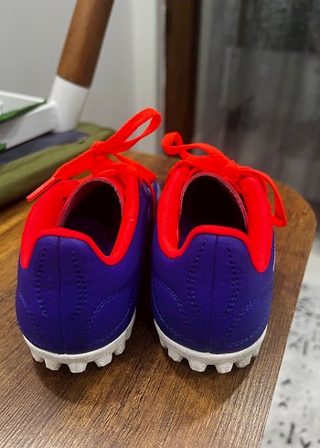 Mor Futbol Ayakkabısı, Cırt Cırtlı, Renkli Tasarım - Görsel 2