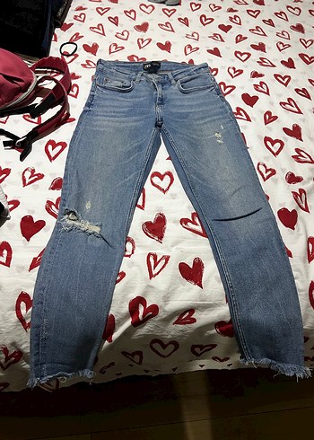 Zara Mavi Kadın Kot Pantolon - Görsel 2