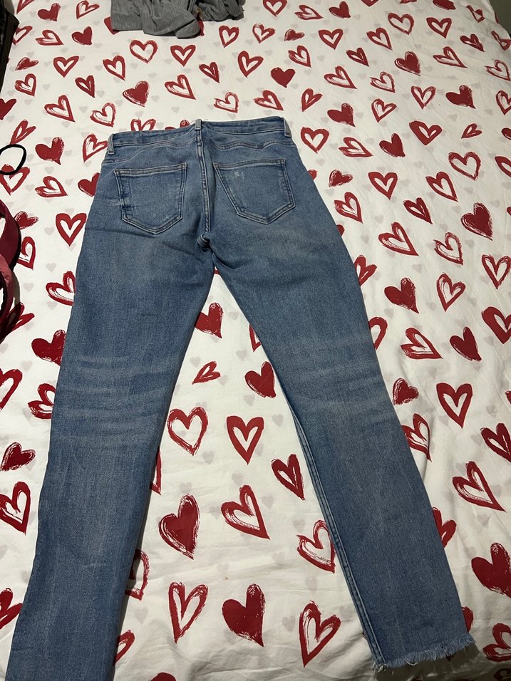 Zara Mavi Kadın Kot Pantolon - Görsel 3