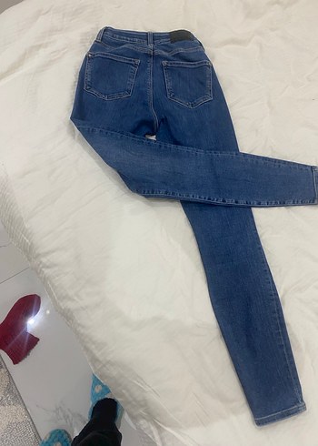 Mavi marka dar kesim, normal boy kot pantolon - Görsel 5