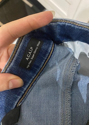 Mavi marka dar kesim, normal boy kot pantolon - Görsel 8