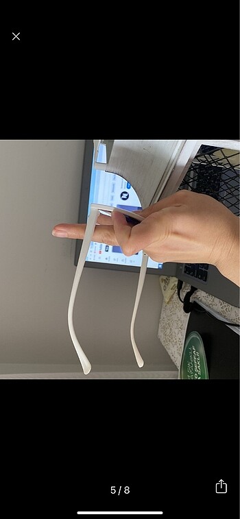 Cat eye gözlük - Görsel 5