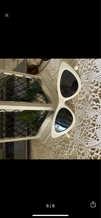 Cat eye gözlük - Görsel 6