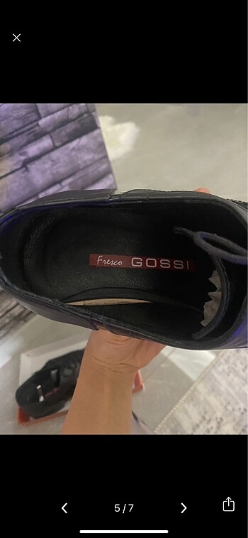 Fresco gossi hakiki deri ayakkabı - Görsel 5