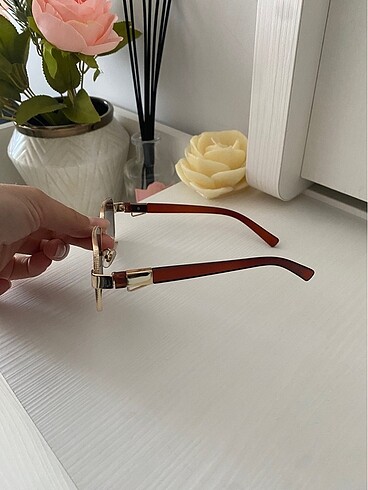 Kahverengi gözlük hiç kullanılmadı - Görsel 5