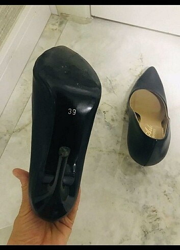 39 Beden siyah Renk Topuklu ayakkabı