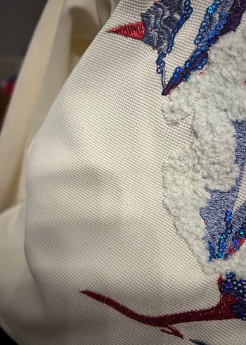 s Beden Twist Baskılı Kadın Sweatshirt