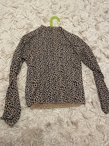 Leopar bluz yeni