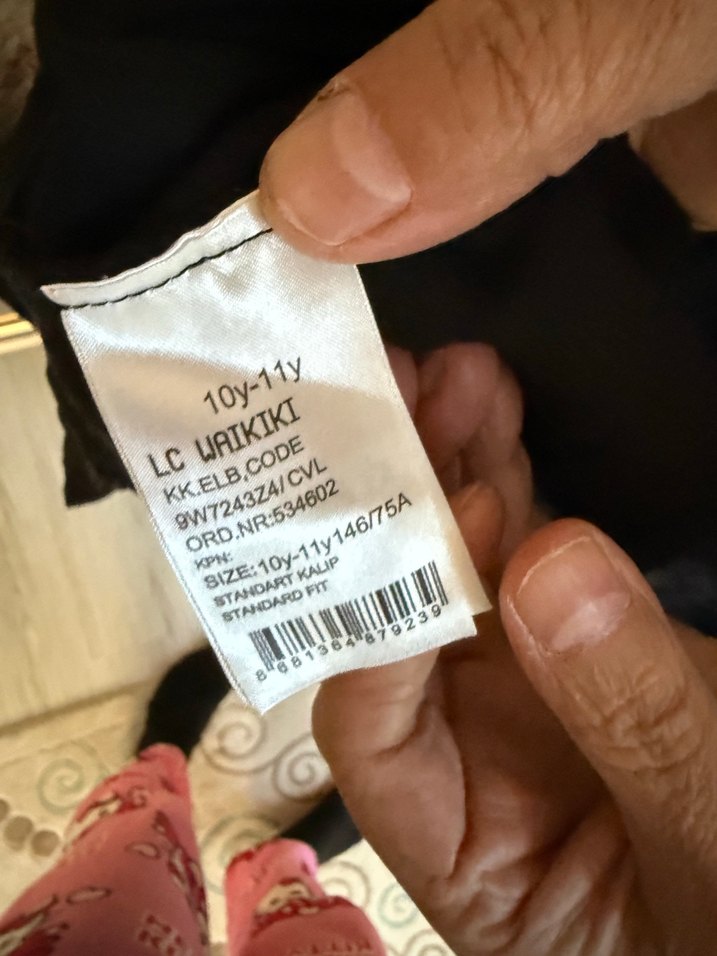 Beyaz Baskılı kız çocuk elbise - Görsel 3