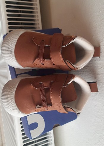 Kahverengi Erkek Bebek İlk Adım Ayakkabısı - Görsel 2