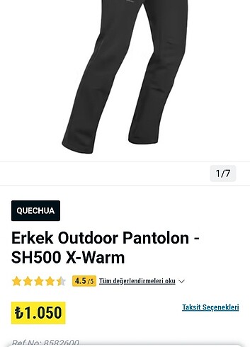 l Beden Sadece 1 defa giyilmiş decathlon x500 warm su geçirmez yürüyüş 