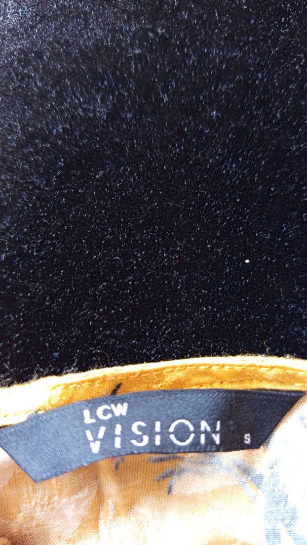 Sarı Desenli Bohem Uzun Kollu Bluz - Görsel 3