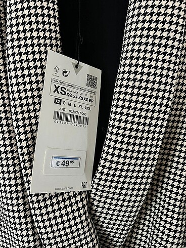 xs Beden beyaz Renk Blazer ceket elbise kaz ayaklı