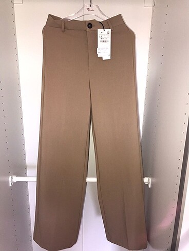 xs Beden camel Renk Kumaş pantolon camel