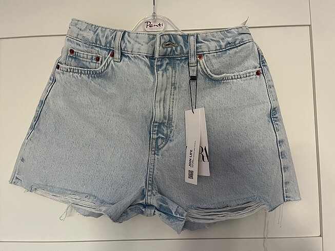36 Beden mavi Renk Jean şort