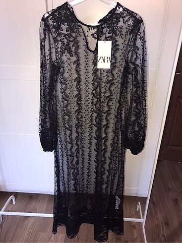 Zara Pullu payetli dantel sequined