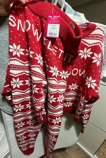Penti Penti snow knit triko pijama takımı
