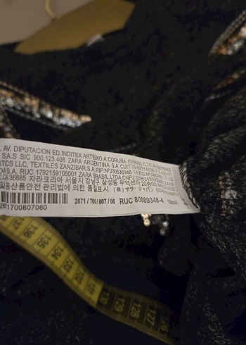 zara Nakışlı Gri Kız Çocuk Triko Kazak - Görsel 6