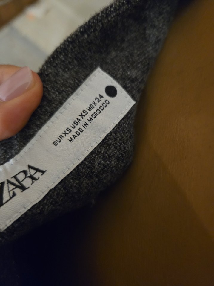 zara Yün Kumaş Kemerli Kadın Pantolon - Görsel 4