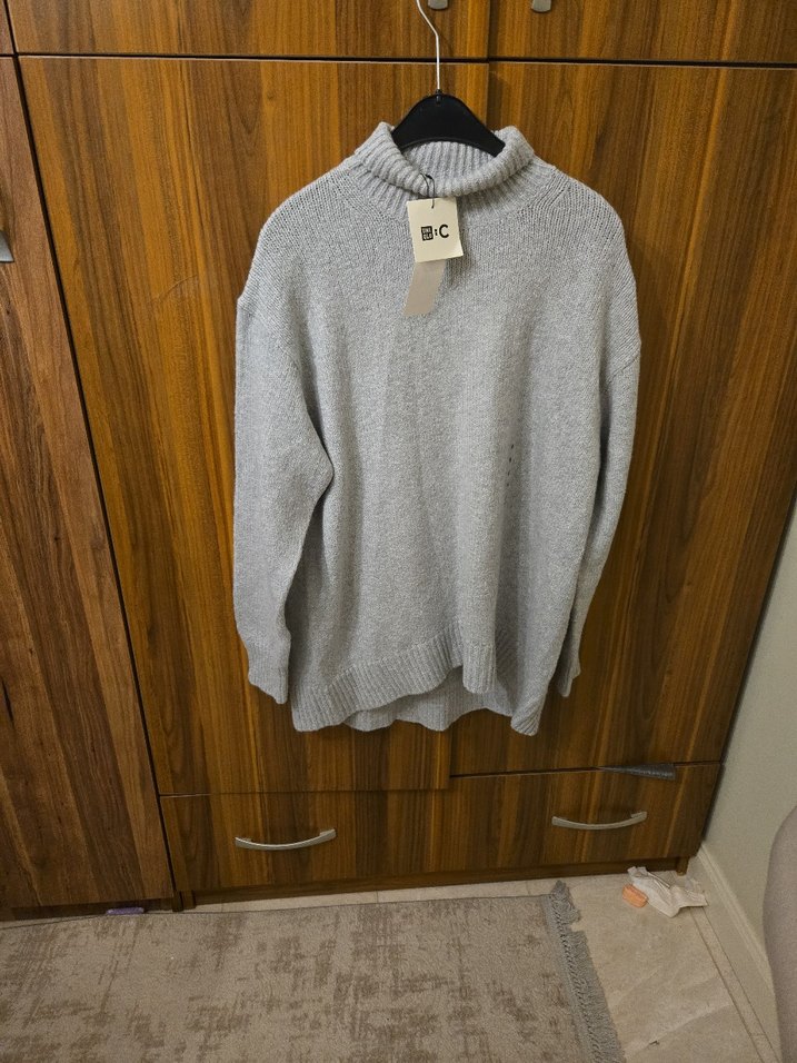 unıqlou over size kazak - Görsel 3