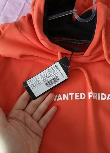 Turuncu sweatshirt 