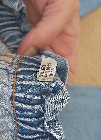 10 Yaş Beden mavi Renk Kız çocuk jean
