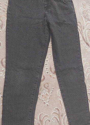 11-12 Yaş Beden gri Renk Kız çocuk jean