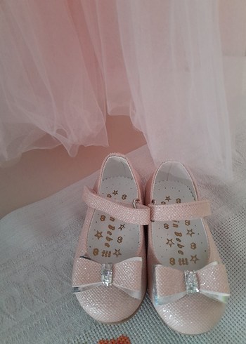 Pembe Kız Çocuk Fırfırlı Uzun Kollu Elbise - Görsel 3