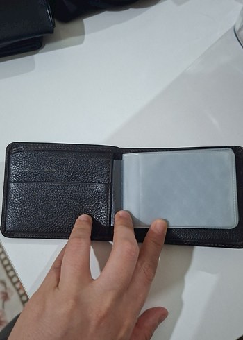 Koyu Kahverengi Erkek Cüzdanı - Görsel 2
