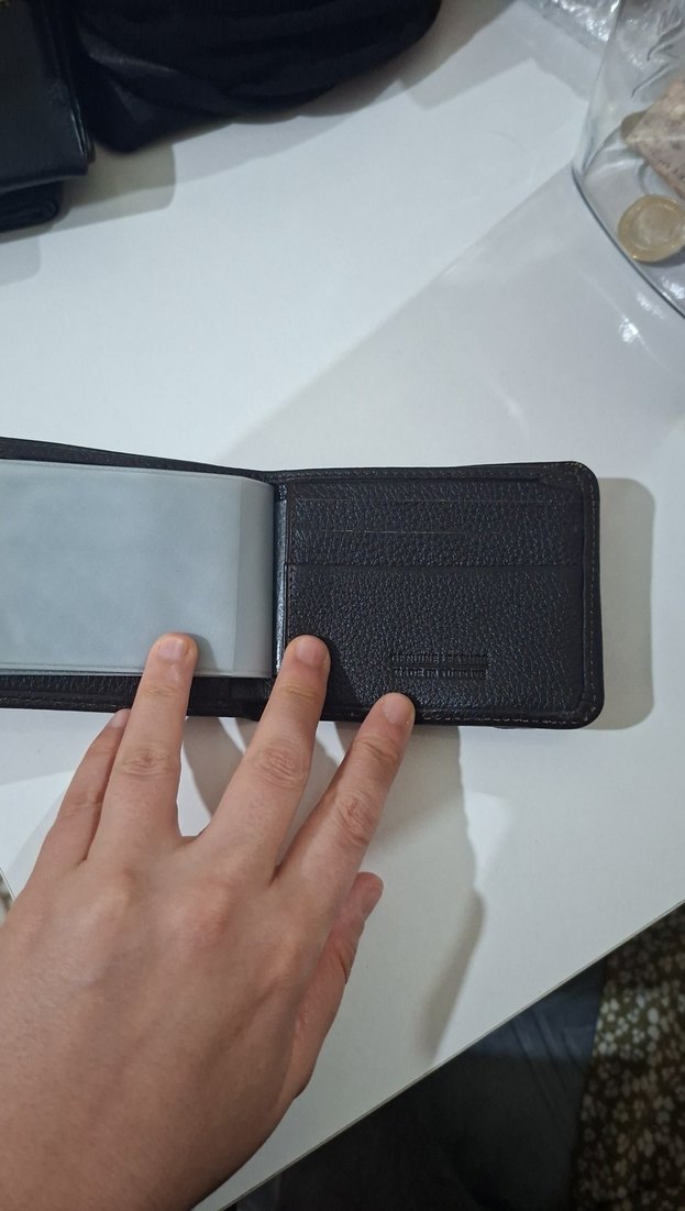 Koyu Kahverengi Erkek Cüzdanı - Görsel 3