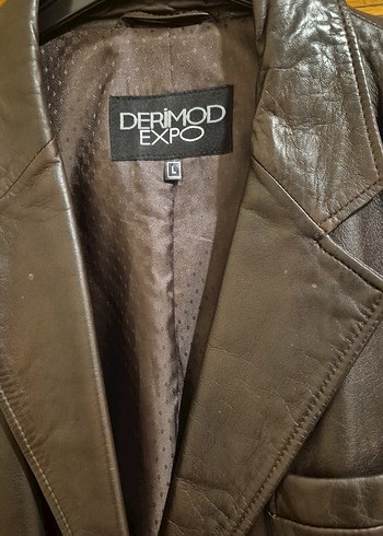 Derimod Erkek Kahverengi Uzun Deri Ceket - Görsel 2