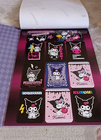  Beden kuromi hello kitty sticker albümü