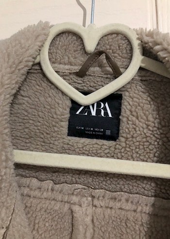 Kürklü Bej Süet Kadın Ceket - Görsel 4