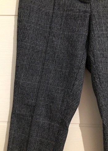 Kadın gri kumaş pantolon - Görsel 5