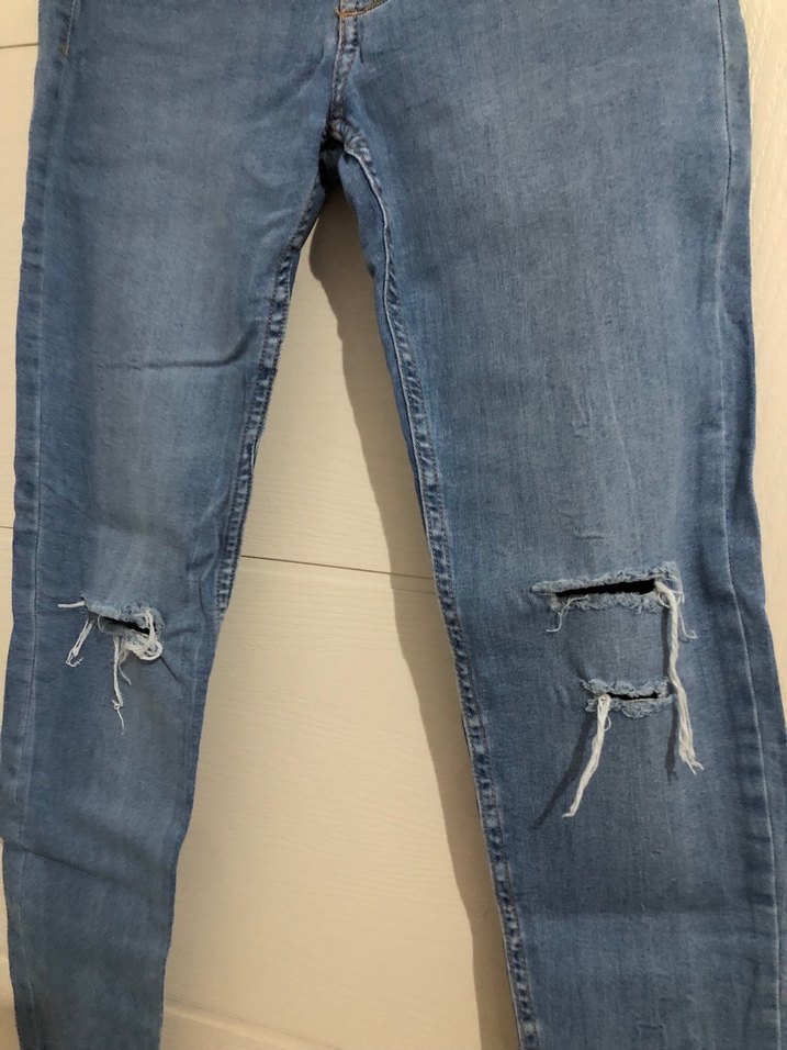 Skinny yırtık jean - Görsel 2