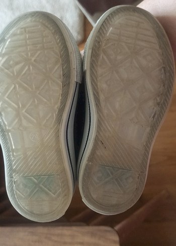 24 Beden siyah Renk Erkek Çocuk Converse Cırt Cırtlı Spor Ayakkabı