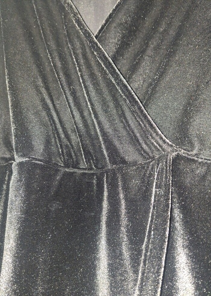 Kadife elbise - Görsel 2