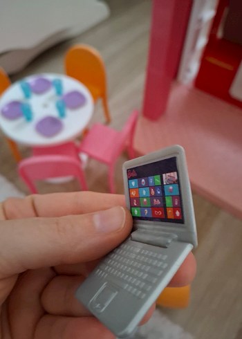 barbie Laptop Oyuncak - Görsel 2