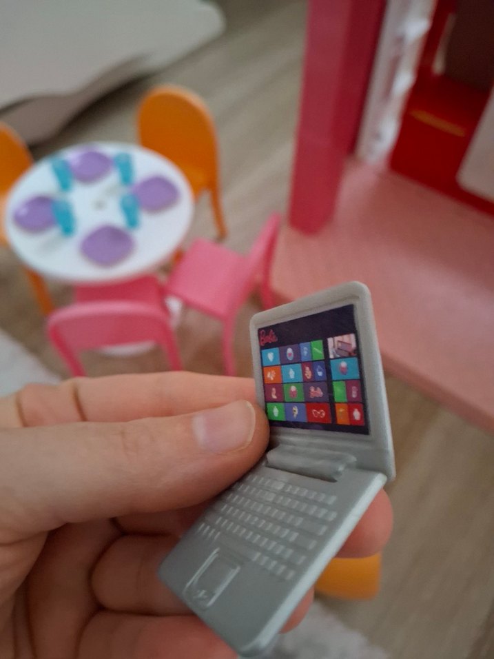 barbie Laptop Oyuncak - Görsel 2