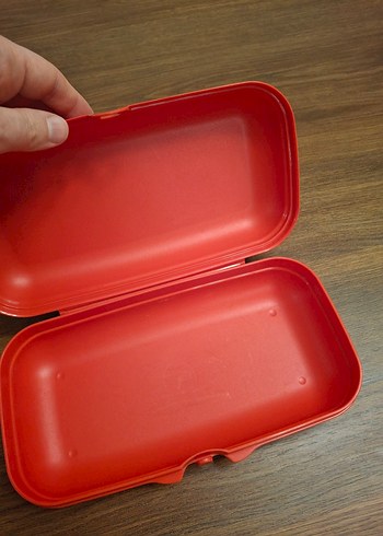 Kırmızı Angry Birds tupperware beslenme kabı - Görsel 4