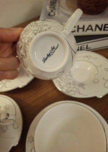 lucky art 4'lü Çay Fincanı Seti - Görsel 5