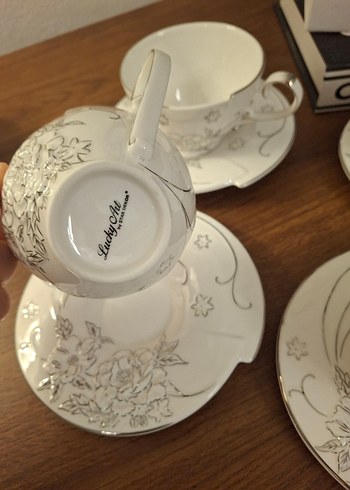 lucky art 4'lü Çay Fincanı Seti - Görsel 4