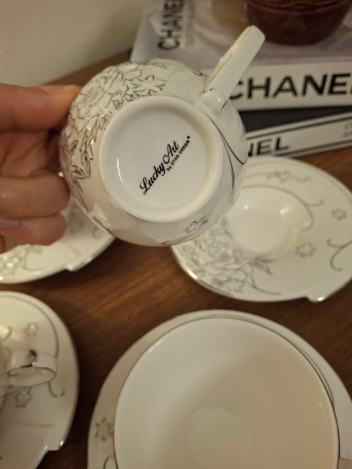 lucky art 4'lü Çay Fincanı Seti - Görsel 5