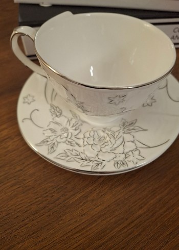 lucky art Porselen çay Fincan ve Tabağı - Görsel 2