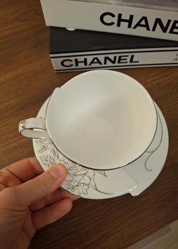 lucky art Porselen çay Fincan ve Tabağı - Görsel 5