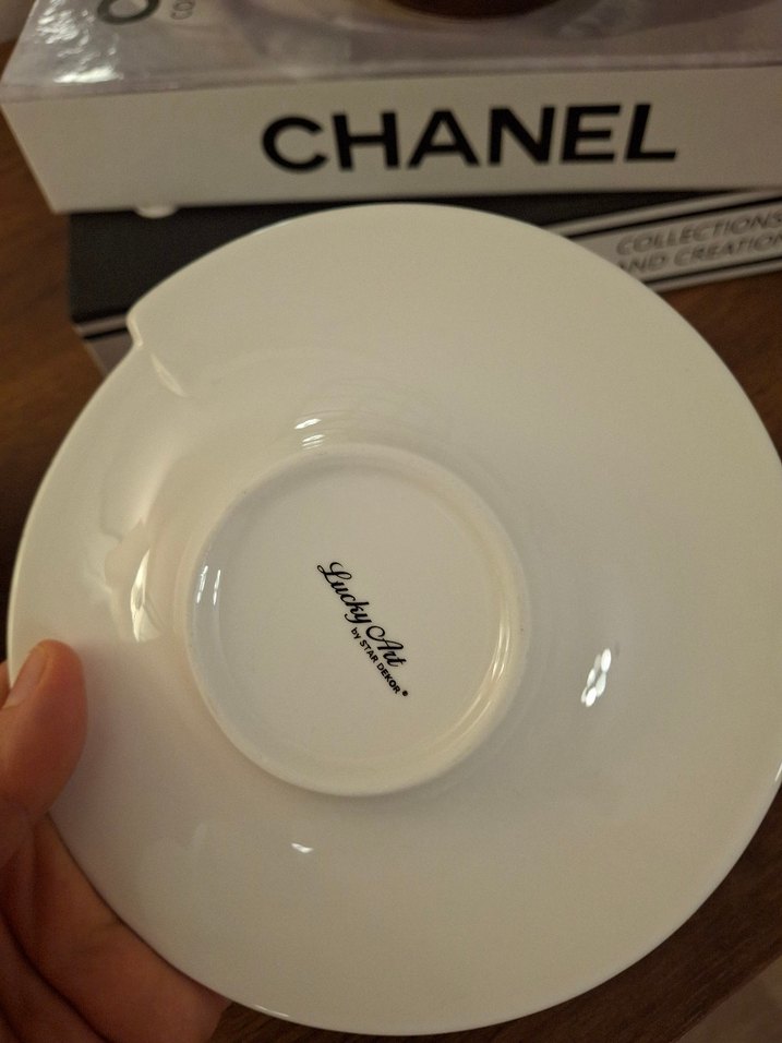 lucky art Porselen çay Fincan ve Tabağı - Görsel 4