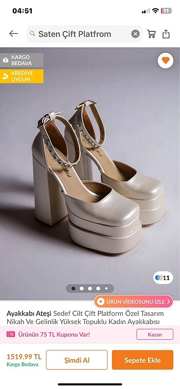 Zara Dolgu topuk çift platform ayakkabı gelinlik ayakkabısı