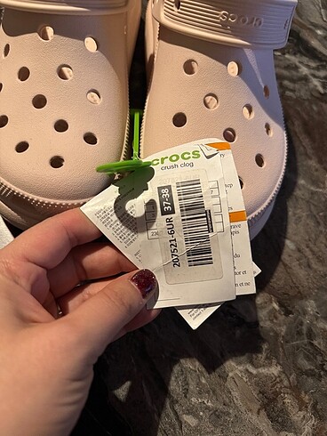 38 Beden ten rengi Renk Crocs kadın 37-38